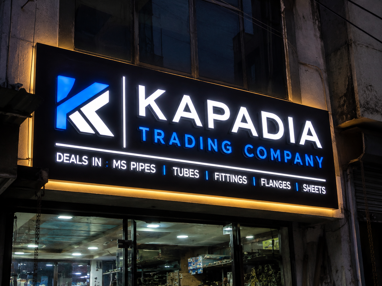 LED sign board for trading company